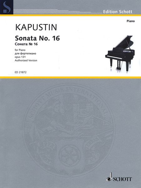 Sonata No. 16, Op. 131 : For Piano - Authorized Version.