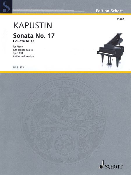 Sonata No. 17, Op. 134 : For Piano - Authorized Version.