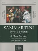Noch 3 Sonaten : Für Altblockflöte und Basso Continuo / edited by Laura Dalla Libera.