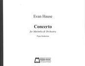 Concerto : For Marimba and Orchestra (1994) - Piano reduction.