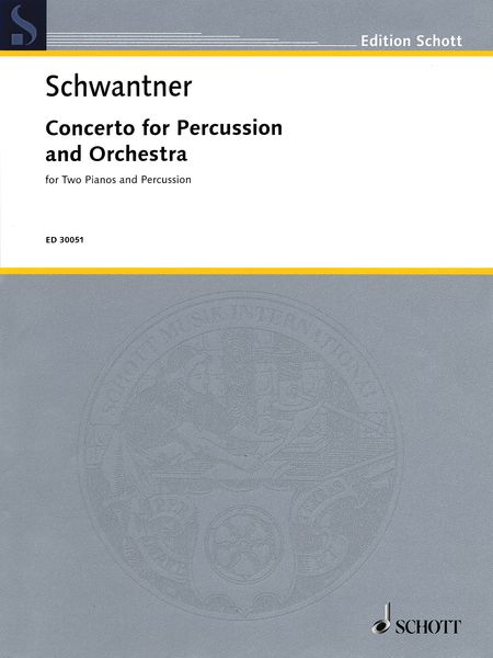 Concerto : For Percussion and Orchestra / reduction For Two Pianos and Percussion by Ben Kennedy.