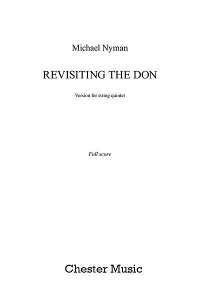 Revisiting The Don : Version For String Quintet.