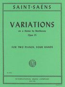 Variations On A Theme by Beethoven, Op. 35 : For Two Pianos, Four Hands.