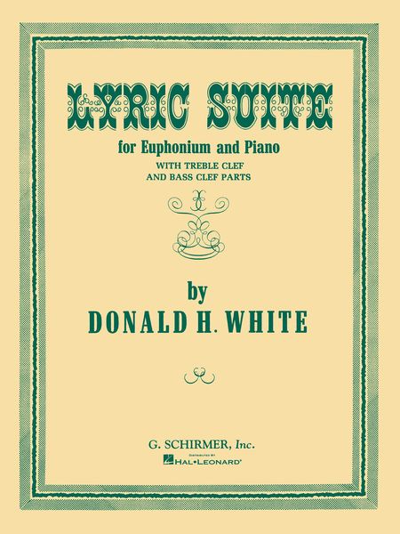 Lyric Suite : For Euphonium and Piano.