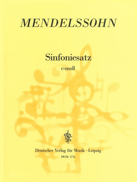 Sinfoniesatz In C Minor : For Two Violins, Two Violas and Bass / Ed. by H.C. Wolff.