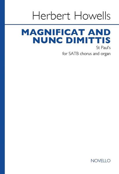 Magnifcat and Nunc Dimittis - St Paul's : For SATB Chorus and Organ.