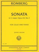 Sonata In C Major, Op. 43 No. 2 : For Cello and Piano / arranged by F. G. Jansen.