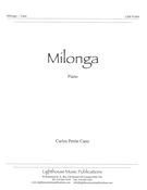 Milonga : For Piano.