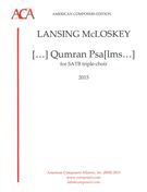 Qumram Psa[Lms…] : For SATB Triple-Choir (2015).