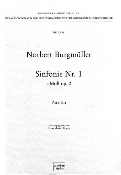 Sinfonie Nr. 1 C-Moll, Op. 2.