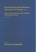 Concerto In E Minor, Mwv 9:24 : For Flute, Treble Viol, Bass Viol and Cembalo / Ed. Brian Clark.