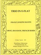 Trio In E-Flat : For Oboe, Bassoon and French Horn.