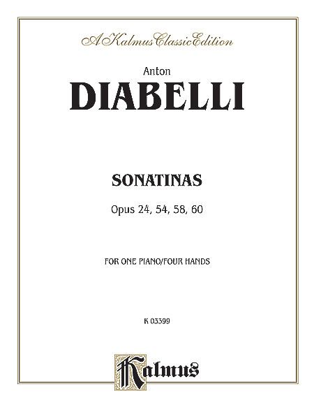 Sonatinas, Op. 24, 54, 58, 60	 : For One Piano Four Hands.