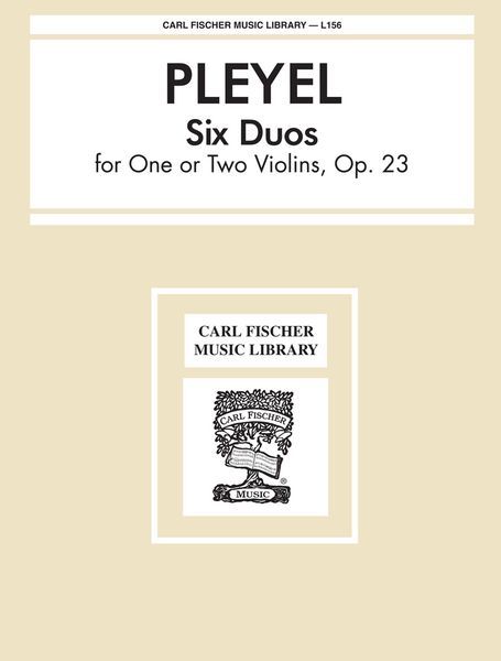 Six Duos, Op. 23 : For One Or Two Violins.