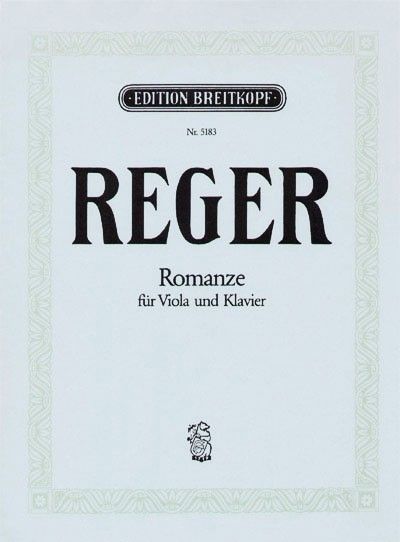 Romance In G Major : Version For Viola and Piano.