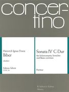 Sonata IV In C Major : For Solo Trumpet, Strings and Continuo.