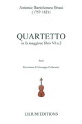 Quartetto In Fa Maggiore, Libro VI, N. 2 / edited by Giuseppe Fochesato.