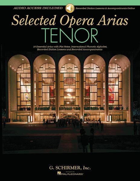 Selected Opera Arias : For Tenor.