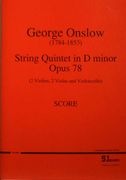 Quintet In D Minor, Op. 78 : For 2 Violins, 2 Violas & Violoncello.