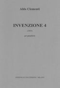 Invenzione 4 : Per Pianoforte (2003).
