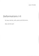 Deformations I-II : For Bass Clarinet, Cello, Piano and Electronics (2015).
