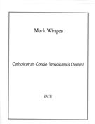 Catholicorum Concio Benedicamus Domino : For SATB Choir.