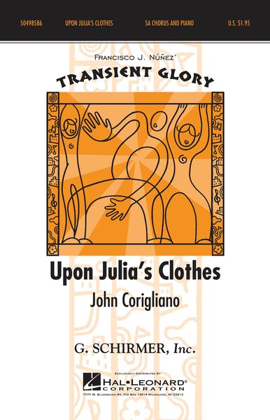 Upon Julia's Clothes : For Sa Chorus and Piano.