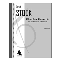 Chamber Concerto : For Alto Saxophone and Six Players.