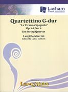 Quartettino G-Dur (la Tiranna Spagnola), Op. 44, No. 4 : For String Quartet / Ed. Lynne Latham.