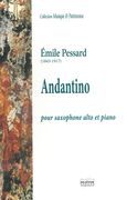 Andantino : Pour Saxophone Alto Et Piano / edited by Jean-Louis Couturier.