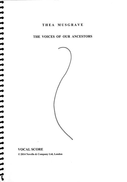 Voices of Our Ancestors : For Chorus, Brass Quintet and Organ.