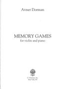 Memory Games : For Violin and Piano (2011).