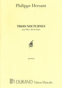 Trois Nocturnes : For Flute, Viola, and Harp.