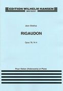 Rigaudon Op.78, No.4 : For Violin and Piano.