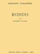 Rondo : Pour Hautbois Et Piano.