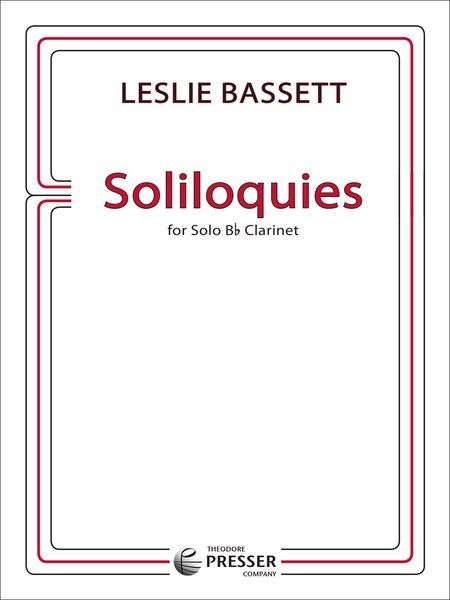 Soliloquies : For B Flat Clarinet.
