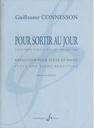 Pour Sortir Au Jour : Concerto Pour Flute Et Orchestre / Piano reduction by Boris Freulon.