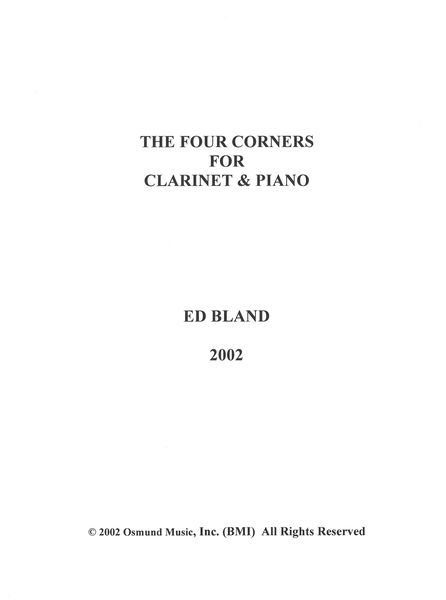 Four Corners : For Clarinet and Piano (2003).