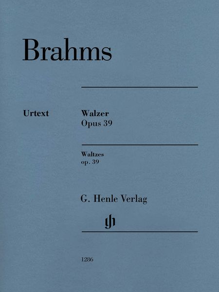 Walzer, Op. 39 : For Piano / edited by Katrin Eich.