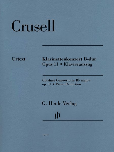 Klarinettenkonzert B-Dur, Op. 11 : Klavierauszug / edited by Nicolai Pfeffer.