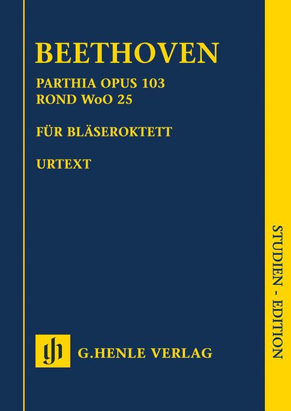 Parthia, Op. 103; Rondo, WoO 25 : Für Bläseroktett / edited by Egon Voss.