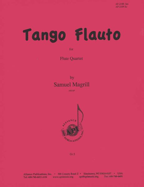 Tango Flauto : For Flute Quartet.