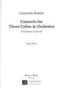 Concerto : For Three Cellos and Orchestra - A German Concerto (2006).