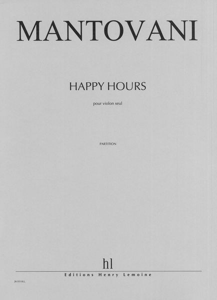 Happy Hours : Pour Violon.