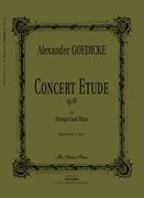 Concert Etude, Op. 49 : For Trumpet (Bb Or C) & Piano / Ed. by Stephen L. Glover.