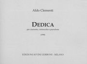 Dedica : Per Clarinetto, Violoncello E Pianoforte (1998).