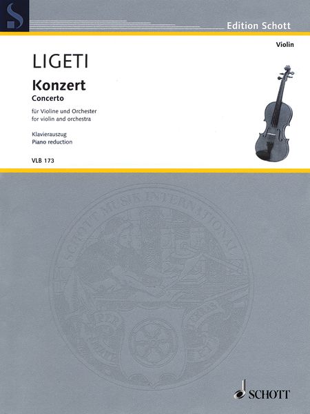 Konzert : Für Violine und Orchester (1990/92) / Piano reduction by Olga Kroupova & Miroslav Kroupa.