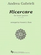 Ricercare On C : For Brass Quartet (2-1-1 Or 2-0-2).