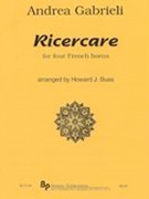 Ricercare : For 4 Horns.