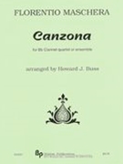 Canzona : For 4 Clarinets.